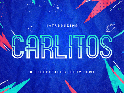 Carlitos - Decorative Sporty Font
