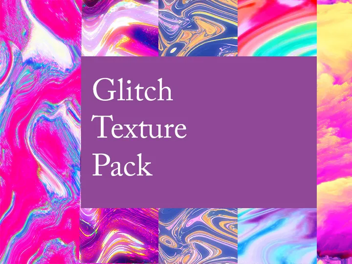 Glitch Texture Backgrounds