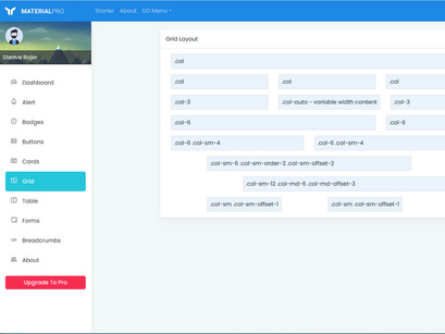 MaterialPro Free React Admin Dashboard Template