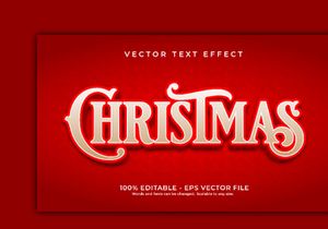Merry Christmas Text Effect Bundle