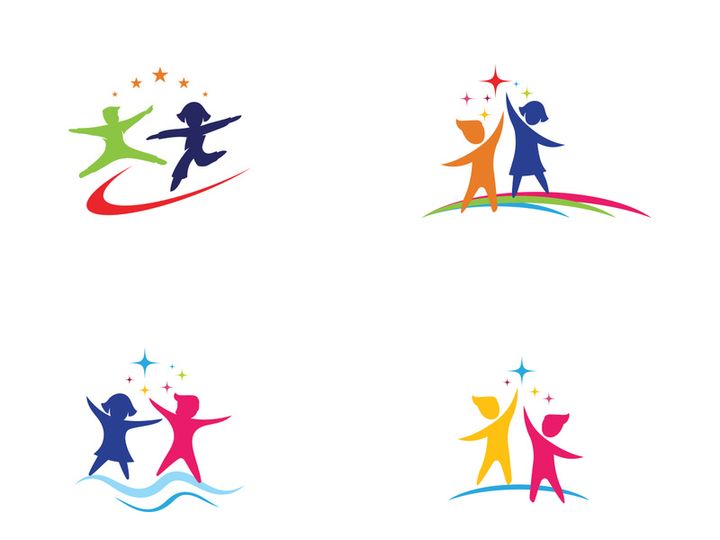 Kids concept illustration design
