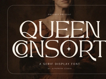 Queen Consort - Serif Font preview picture