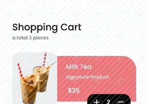 Drinkes - Order drink Mobile App UI Kit