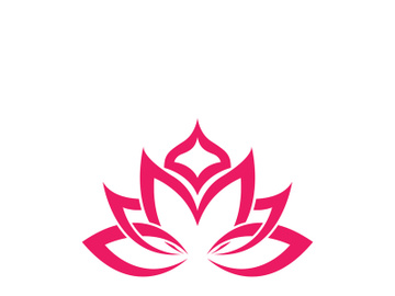 Beauty Vector lotus flowers design logo Template icon preview picture