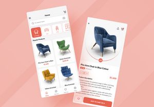 Furniture store App UI kit