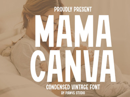 Mama Canva - Vintage Font preview picture