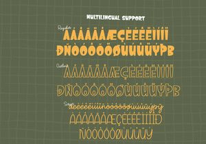Hoola Summericon | Hand Drawn Duo Font