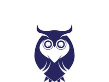 Owl logo icon design animal and simple business abstract vector