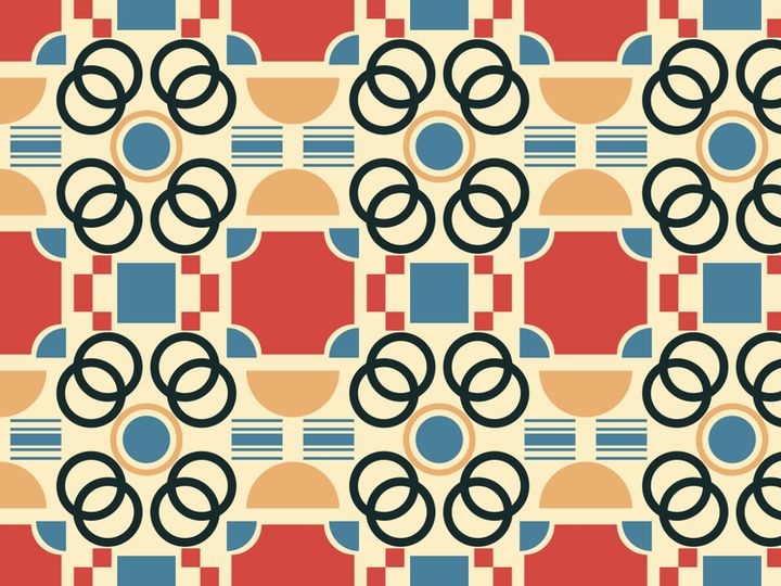 Seamless geometric pattern