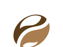 coffee bean icon vector illustration template