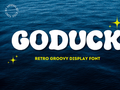 Goduck - Groovy Retro Display Font