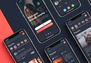 ZINGO - Social Mobile UI Kit for ADOBE XD