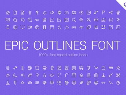 Epic Outlines Font