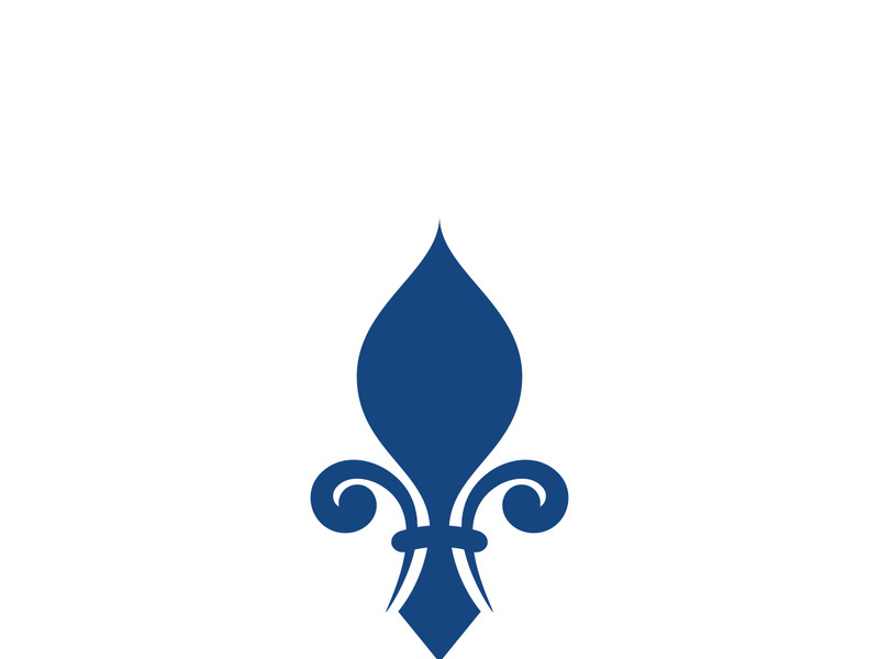 Fleur de lis vector icon