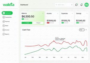 Walleta - Digital Banking Dashboard