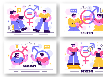 10 Sexism Awareness Illustration