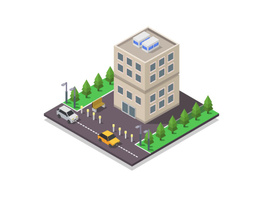 Isometric bank preview picture