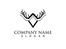 Deer vector icon illustration design