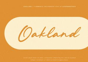 Challing - Romantic Calligraphy Font
