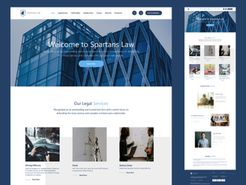 Corporate Web UI | UI Design preview picture