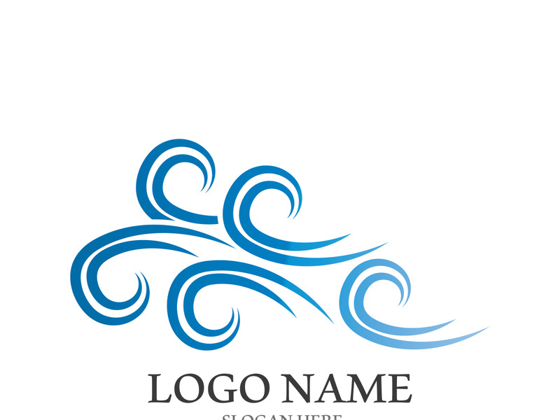 Wind icon vector illustration design template