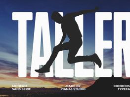 Taller - Condensed Sans Serif preview picture