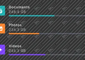 Dark Chart Card UI Kit