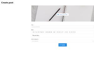 Blook blogging application