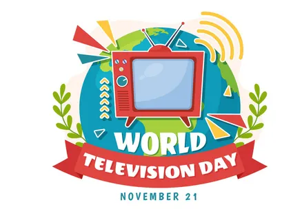 15 World Television Day Illustration
