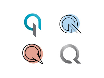 Letter Q  logo icon design template preview picture