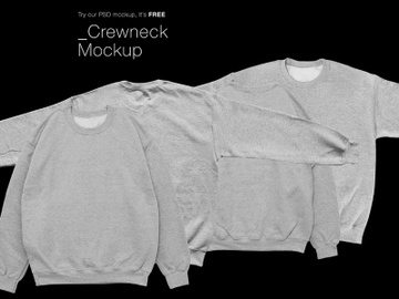 Crewneck Sweater Free Mockup preview picture