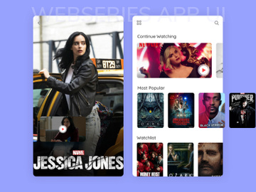 WebSeries App UI Kit preview picture