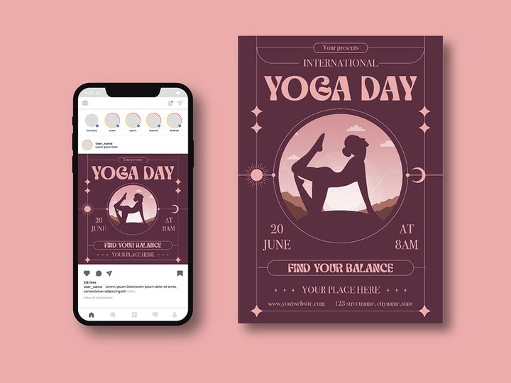 Yoga Day Flyer