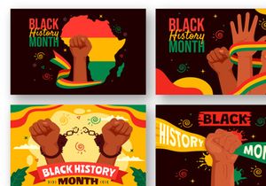 12 Black History Month Illustration