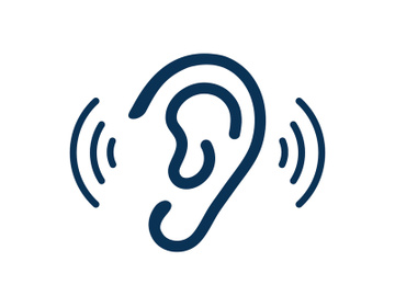 ear Logo Template vector icon preview picture