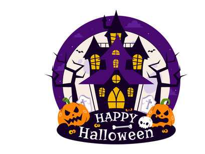 11 Happy Halloween Night Festival Illustration