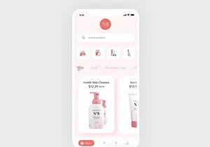 Product Page UI UX Interaction - Adobe XD