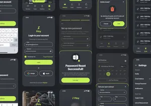 Fitness Mobile App UI Kit