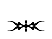 Tribal tattoos. Art tribal tattoo. Vector sketch of a tattoo. Idea for design