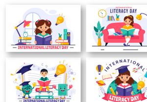 12 International Literacy Day Illustration