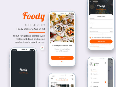Foody - Food Delivery UI Kit