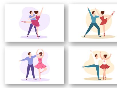 15 Ballet or Ballerina Illustration