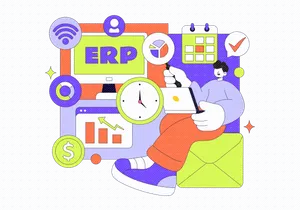 10 ERP Software System Illustration