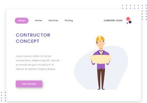 Constructor concept vector illustration