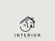 Home Interior logo building design template architecture unique styles