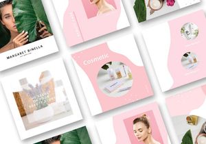 Free Cosmetic Social Media Template