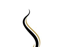 Elegant Wavy Hair Salon Logo Template