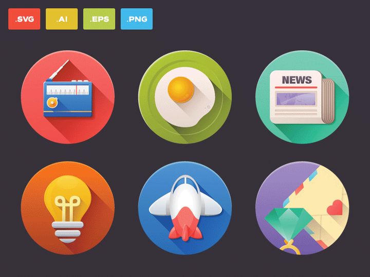 60 Icons - Vector [Free]