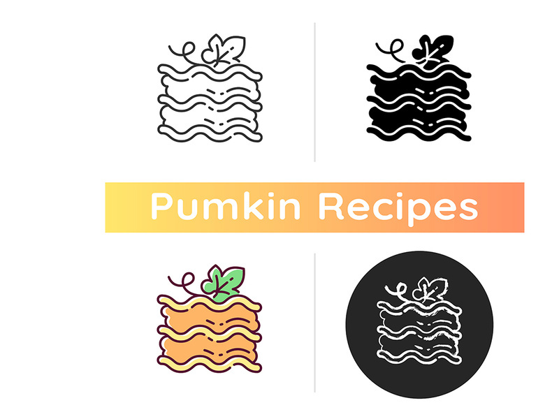 Pumpkin lasagna icon