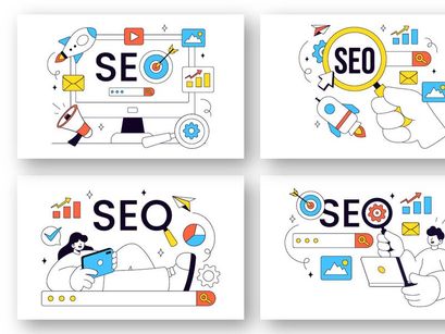 10 Search Engine Optimization Illustration